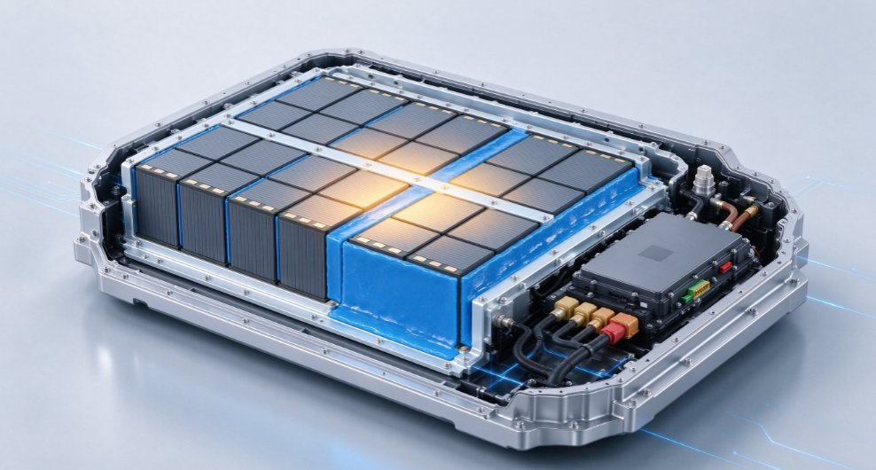 用于 800V 高压电池 PACK 的热管理材料,实现电芯温度均衡与长期密封防护