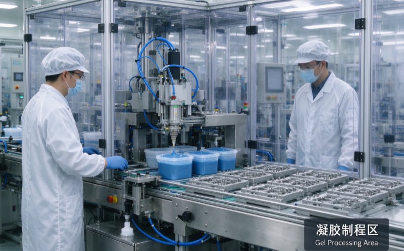 Gel Processing Area